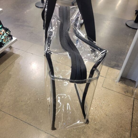 Nike Jordan Stadium Clear Tote Bag -14L- Fanny Hip Purse See Through 9a0847-023 - Picture 5 of 8